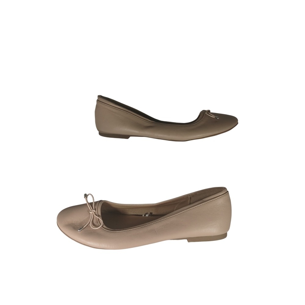 Esprit Fanny Ballet Flats 7.5M Blush Pink Bow Round Toe Slip On Classic Casual